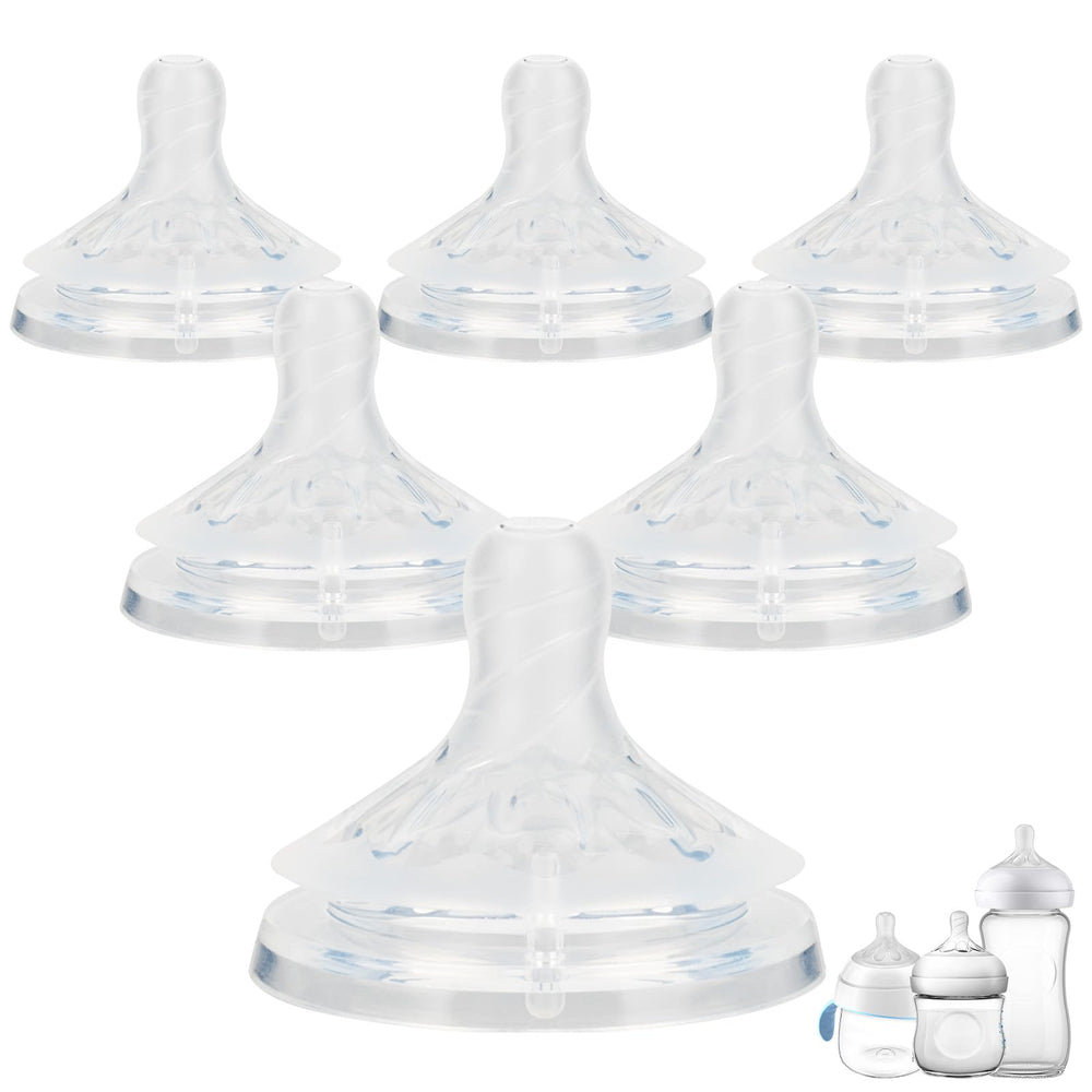 Joyfeed silicone nipple for Philips Avent Natural, size 3 flow for newborn feeding
