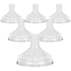 Joyfeed silicone nipple size 5 flat flow for Philips Avent Natural bottles, suitable for 6 months+.