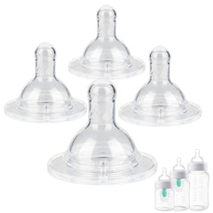 Joyfeed silicone nipple close-up for Philips Avent Anti-Colic, size 2, natural latch support