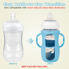 Joyfeed sippy cup kit handles provide ergonomic grip for tiny hands