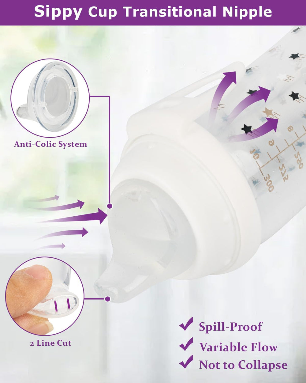 Joyfeed dishwasher-safe nipples simplify cleanup after meals and playtime.