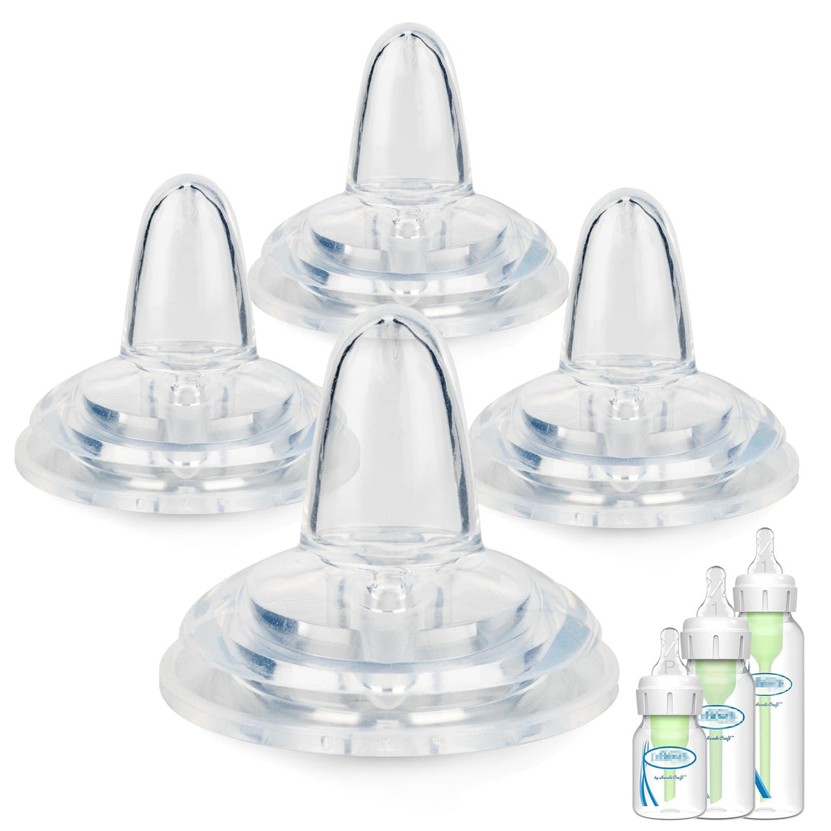 joyfeed sippy nipples with Dr. Brown's narrow bottle compatibility for easy straw conversion.