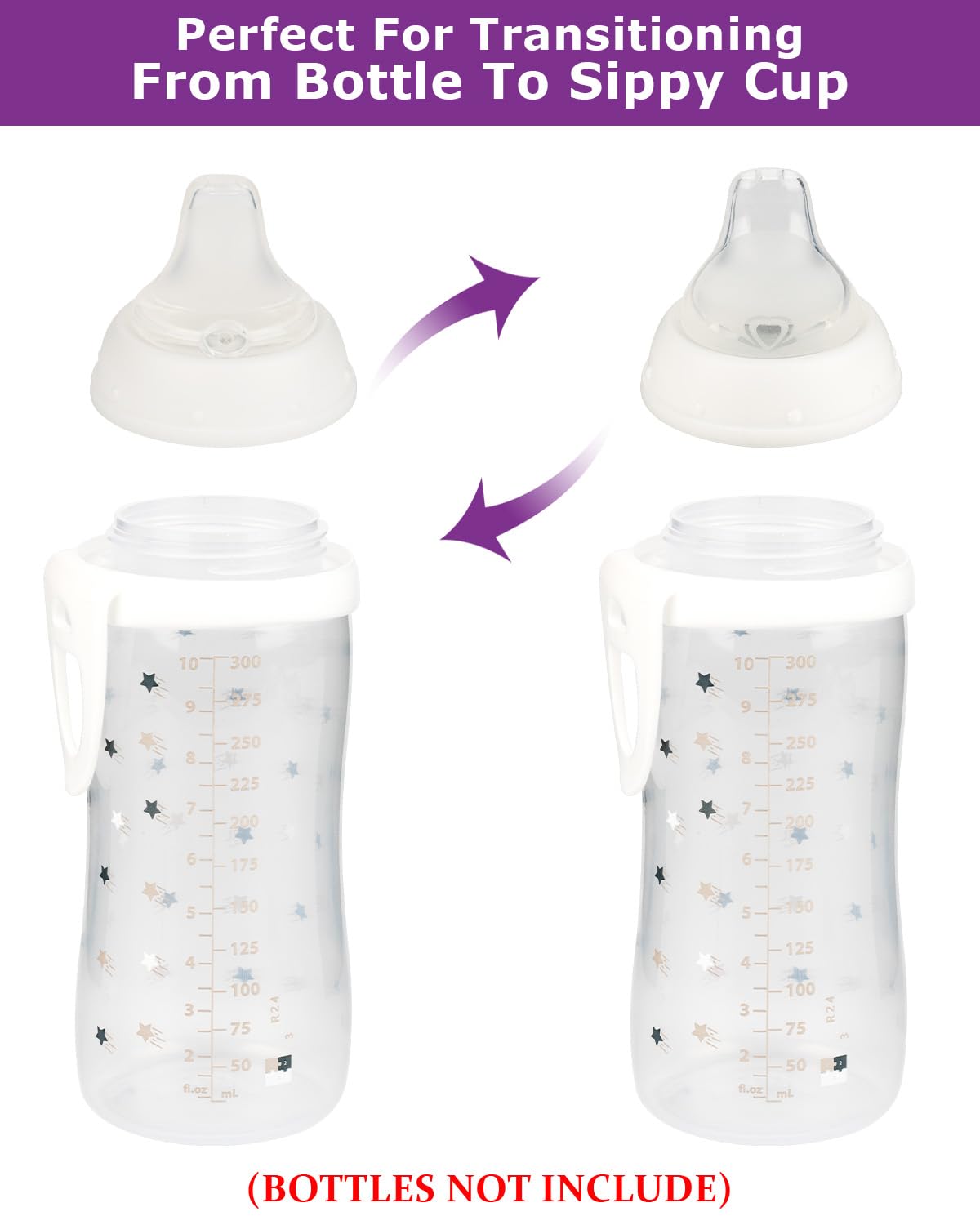 Joyfeed silicone-softness nipple highlights gentle feel for gums during sipping.