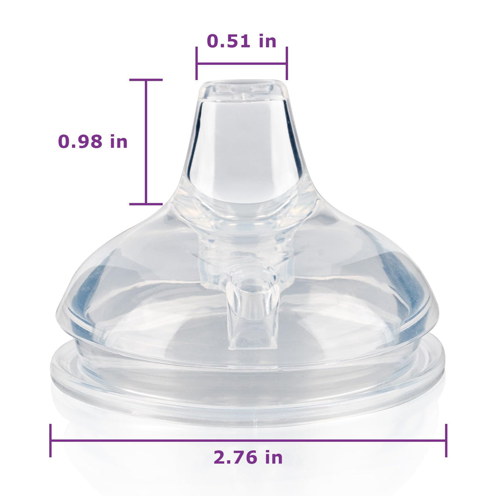 Joyfeed sippy spout nipples include spout and nipples set for quick setup.