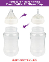 Joyfeed Soft Silicone Sippy Nipple features BPA-free material for gentle gum-friendly sipping