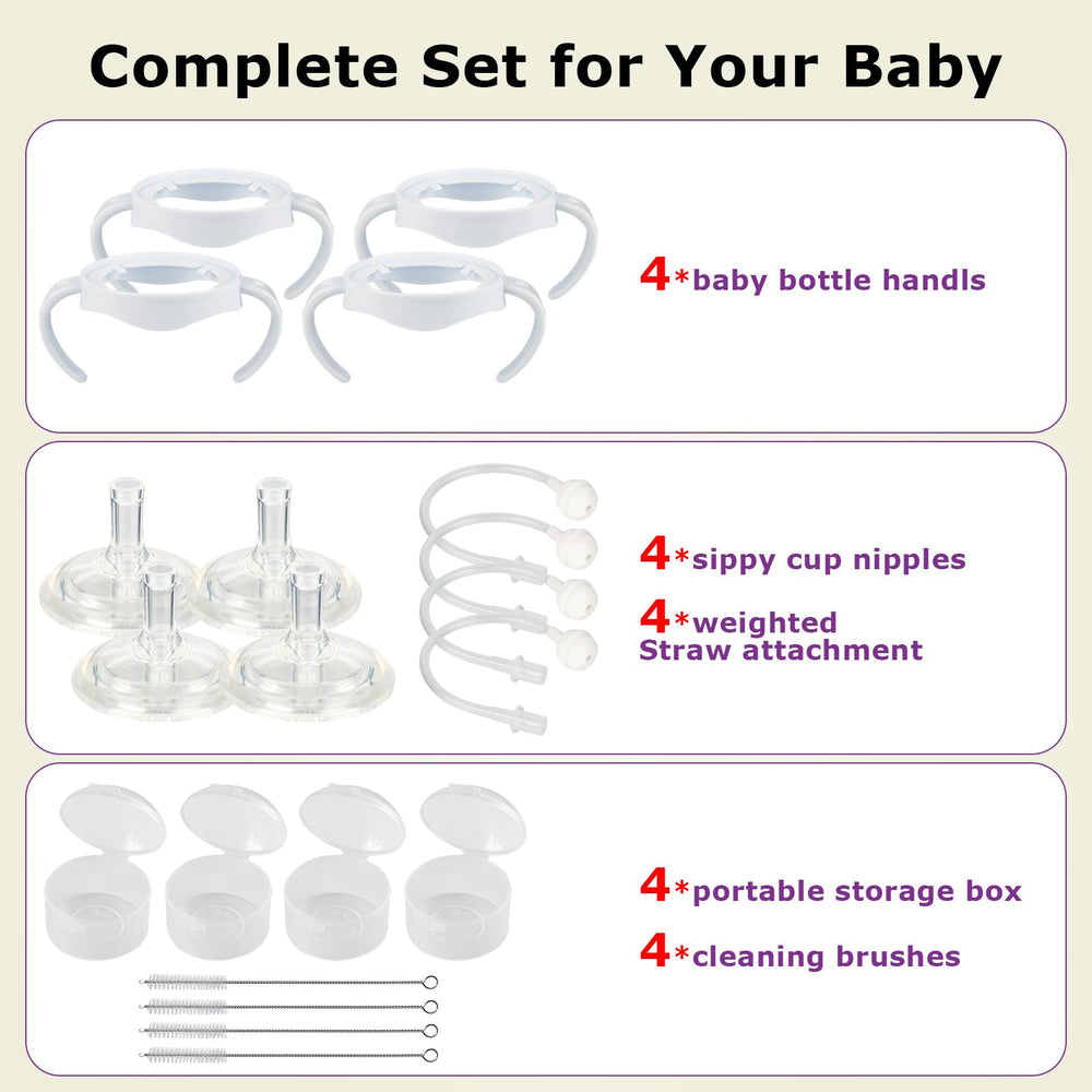 Joyfeed baby-using-straw illustration shows a baby sipping from a converted bottle
