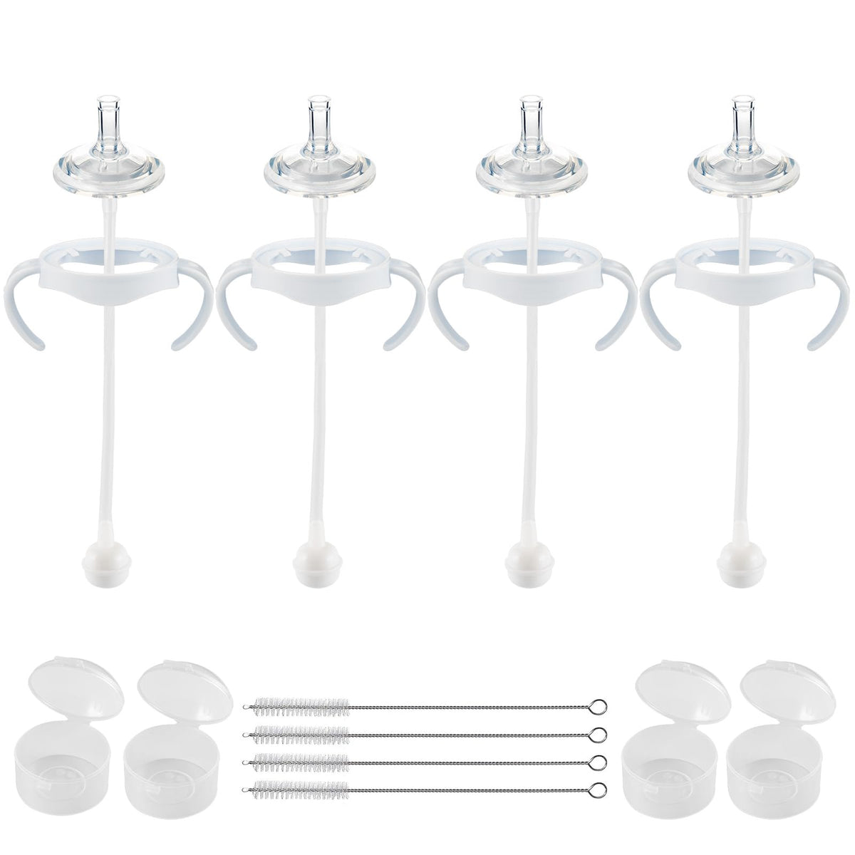 Joyfeed Straw Cup Conversion Kit transforming Philips Avent bottle to a sippy cup with no spills