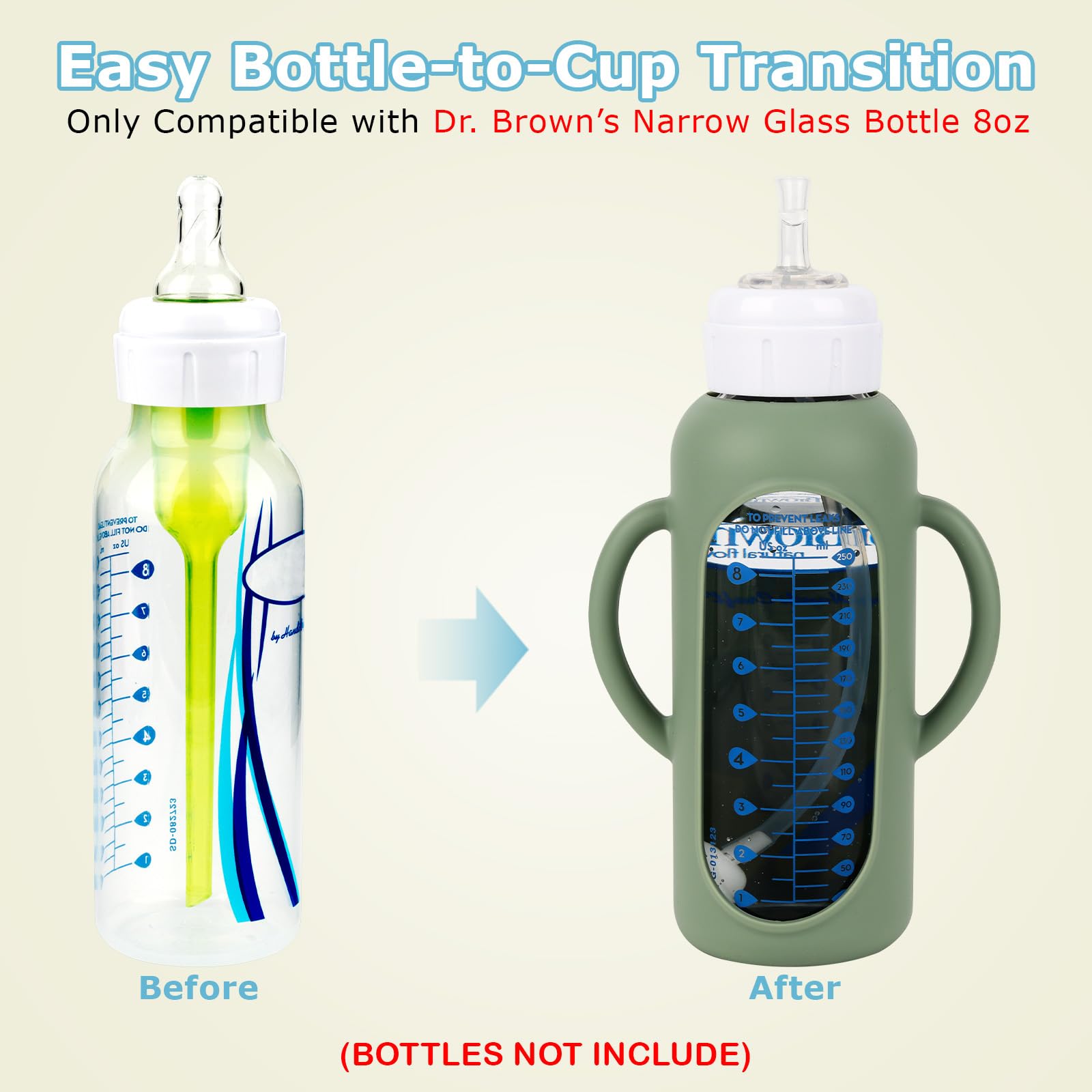 Joyfeed weighted straw emphasizes stable sipping for on-the-go feeding.