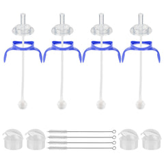 Joyfeed straw cup kit with gravity-ball straw for easy 360° sipping