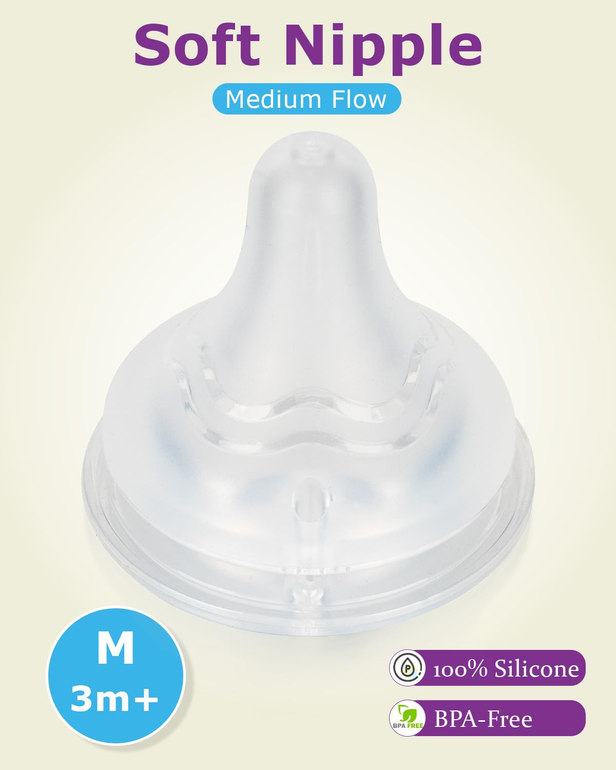 Joyfeed nipple three flow rates to grow with baby feeding options