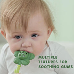 Joyfulia teether is easy to clean and dishwasher-safe for busy parents.