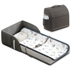 Joyingbaby changing pad foam contour provides gentle support during diaper changes.