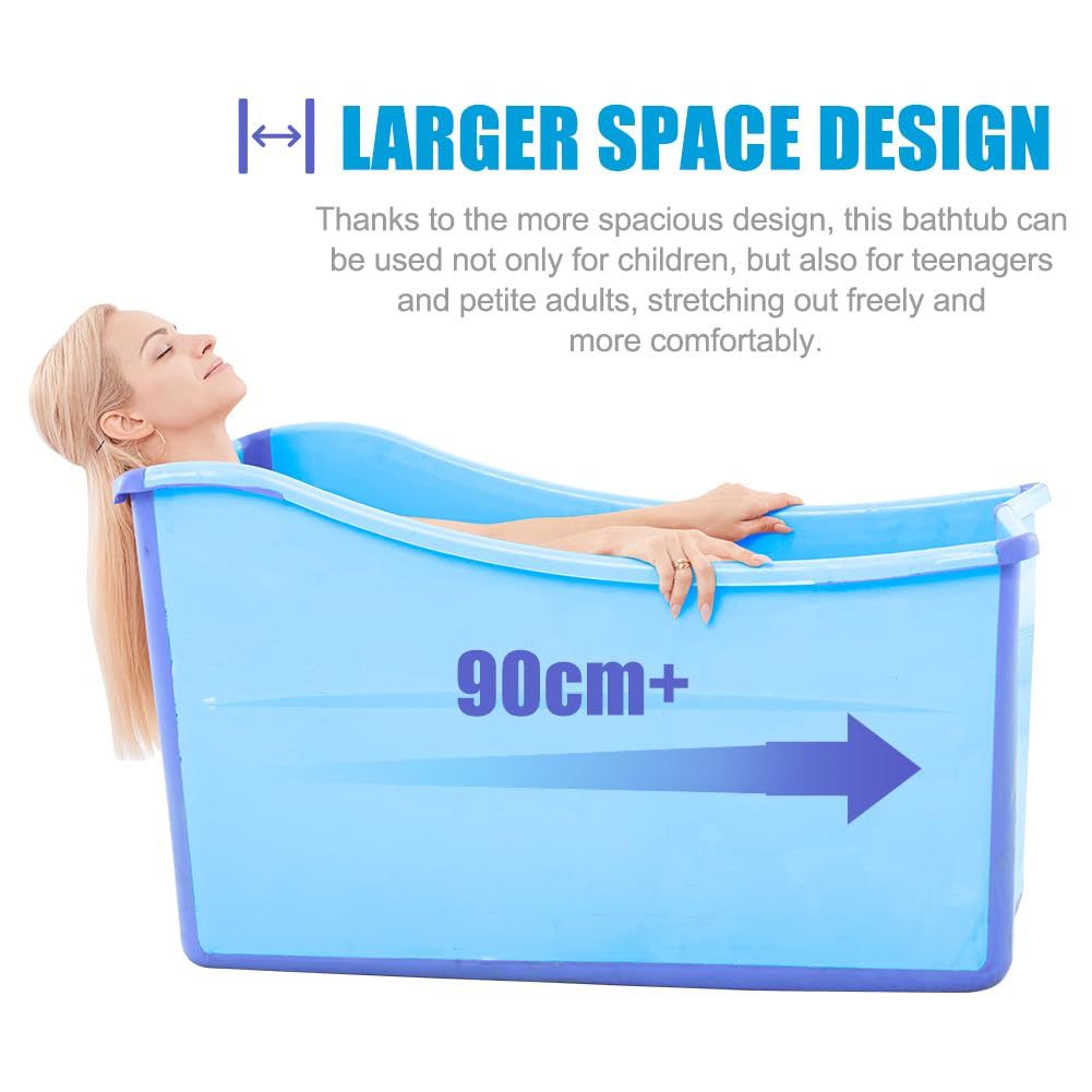 joyingbaby foldable bathtub bottom-stability reduces tipping during baths