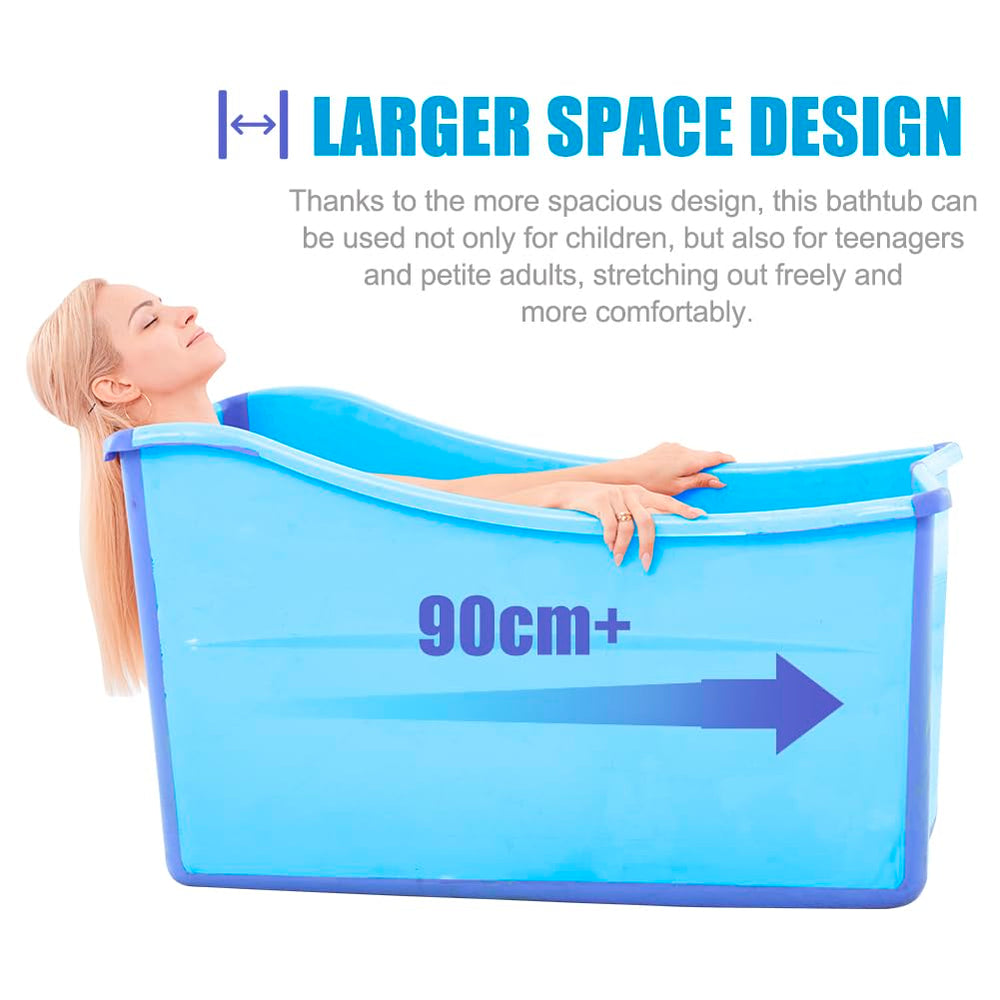 joyingbaby foldable bathtub bottom-stability reduces tipping during baths