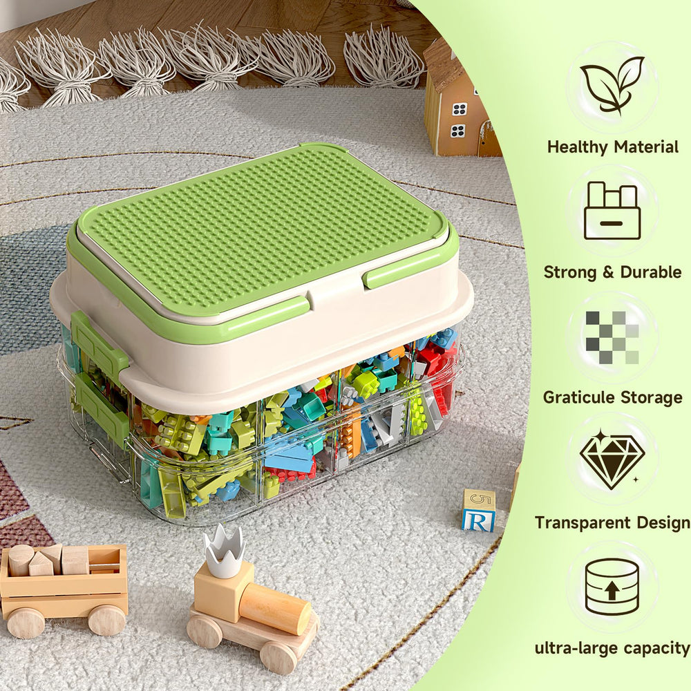 Joyingbaby Toy Storage Organizer Box carry handle for easy transport