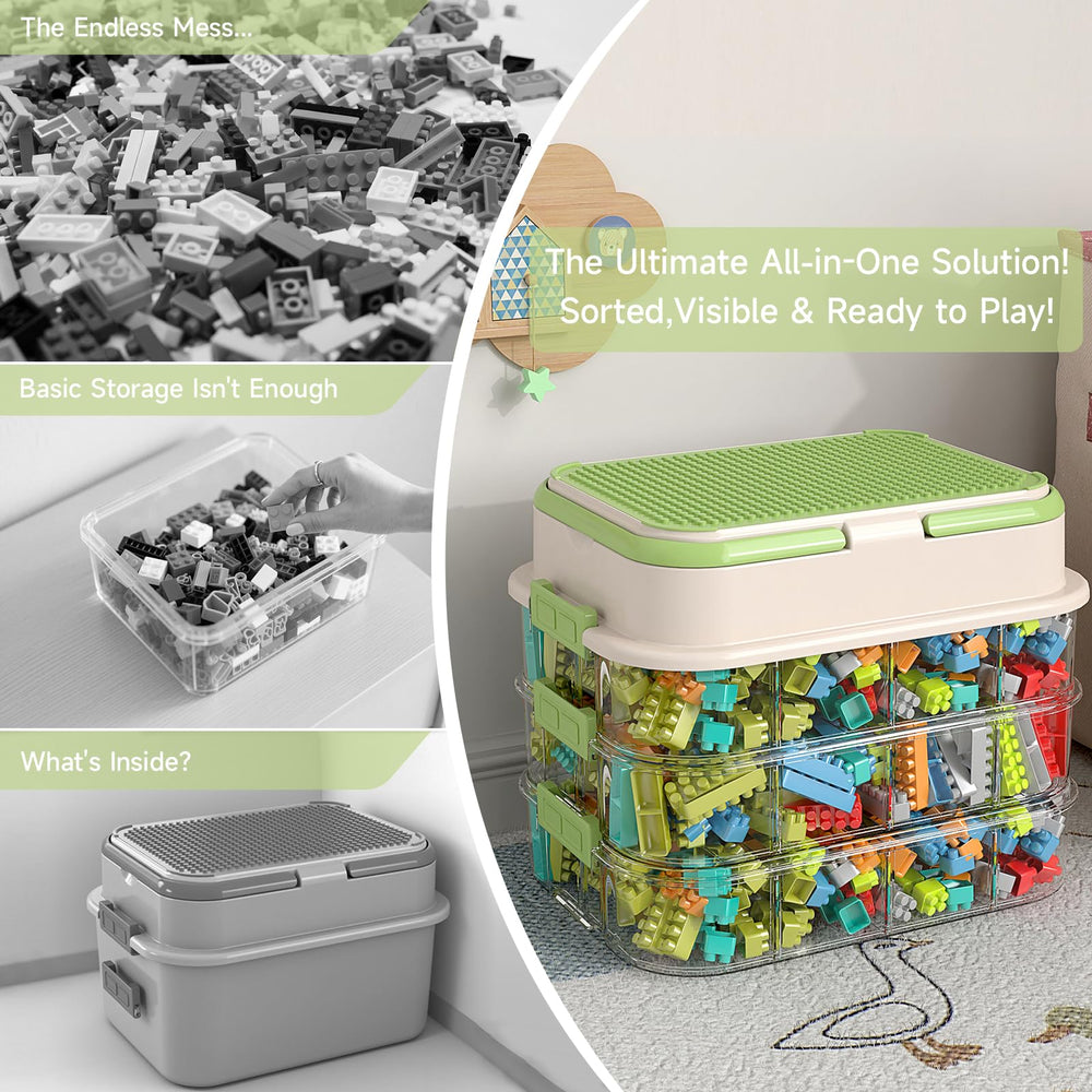 Joyingbaby Toy Storage Organizer Box stackable bins save space