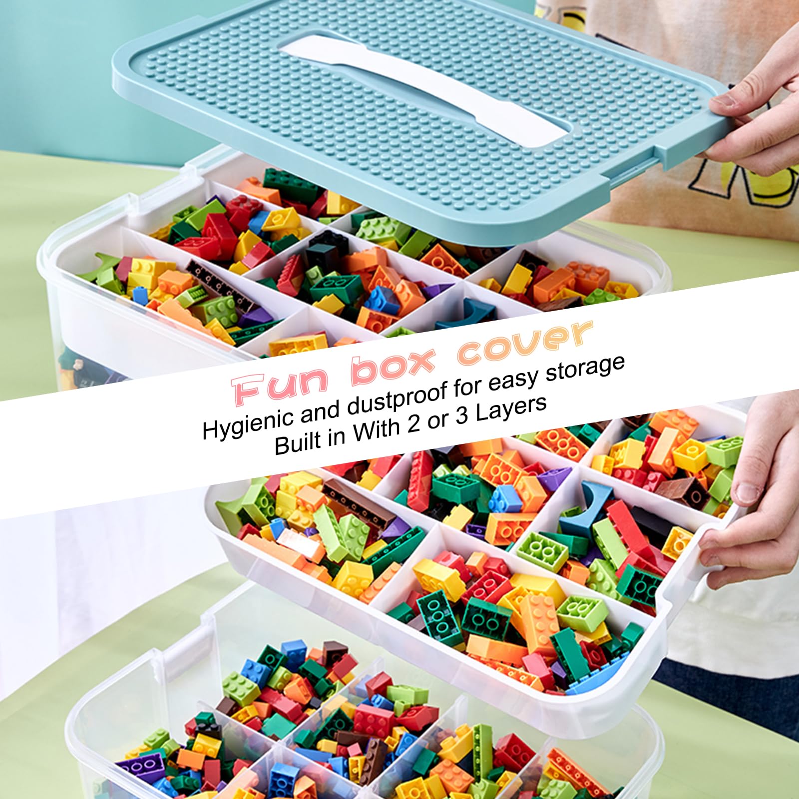 Joyingbaby toys organizer latch keeps contents secure during transport