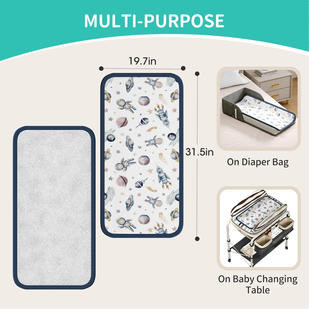 Joyingbaby travel-ready changing pad for dresser, table, or outdoors.