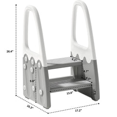 Joylico two-step stool supports toilet training with secure footing.