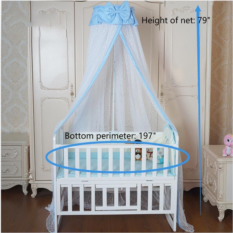 Joylife netting over crib or toddler bed demonstrates versatile nursery use.