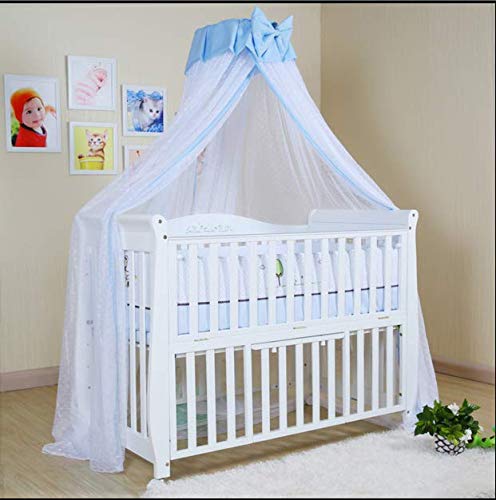 Joylife canopy adds a cozy decorative touch to any nursery setting.