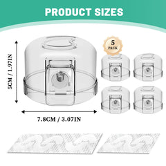 JOYLION stove knob safety covers clear-fit design on stove protects curious toddlers