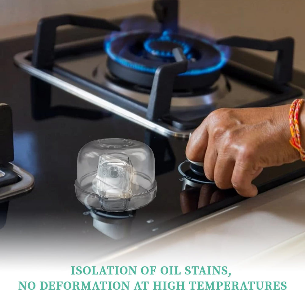 JOYLION stove knob safety covers durable heat-resistant material stands up to kitchen heat
