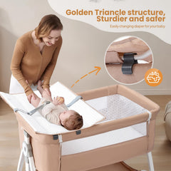 Joymor 4-in-1 convertible design supports multiple early-care setups.