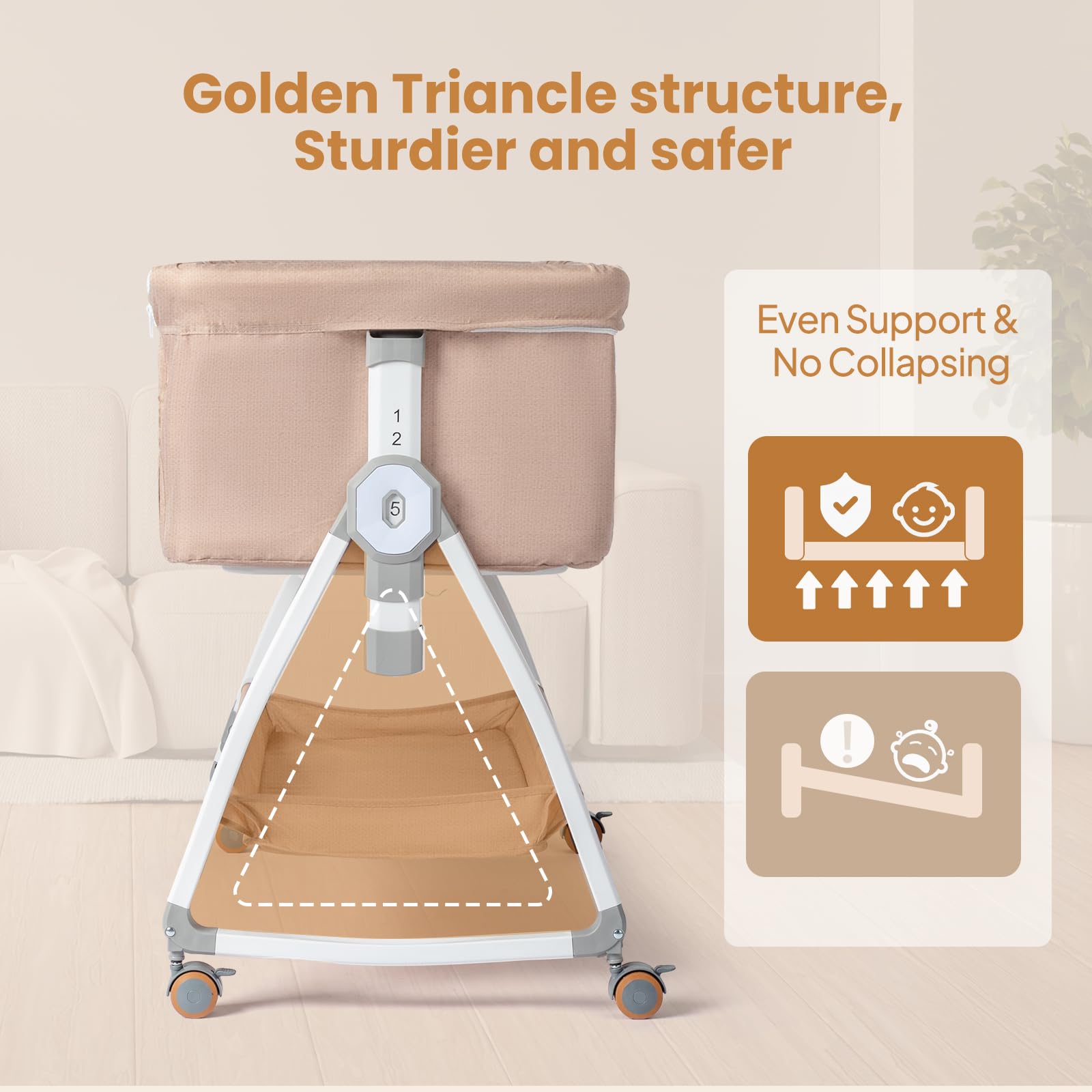 Joymor breathable mesh mattress promotes air circulation and comfort.