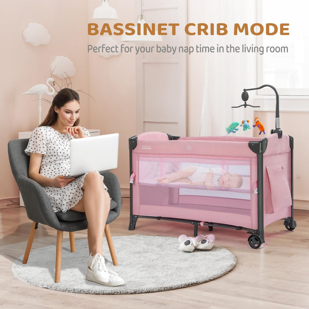 JOYMOR music box with cheerful songs soothes baby during nap times
