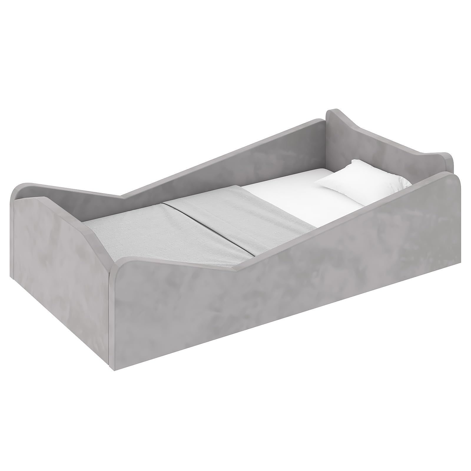 JOYMOR low-profile frame enables easy access for toddlers