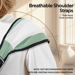 JOYNCLEON baby mesh sling ergonomic hip seating supports M-position.