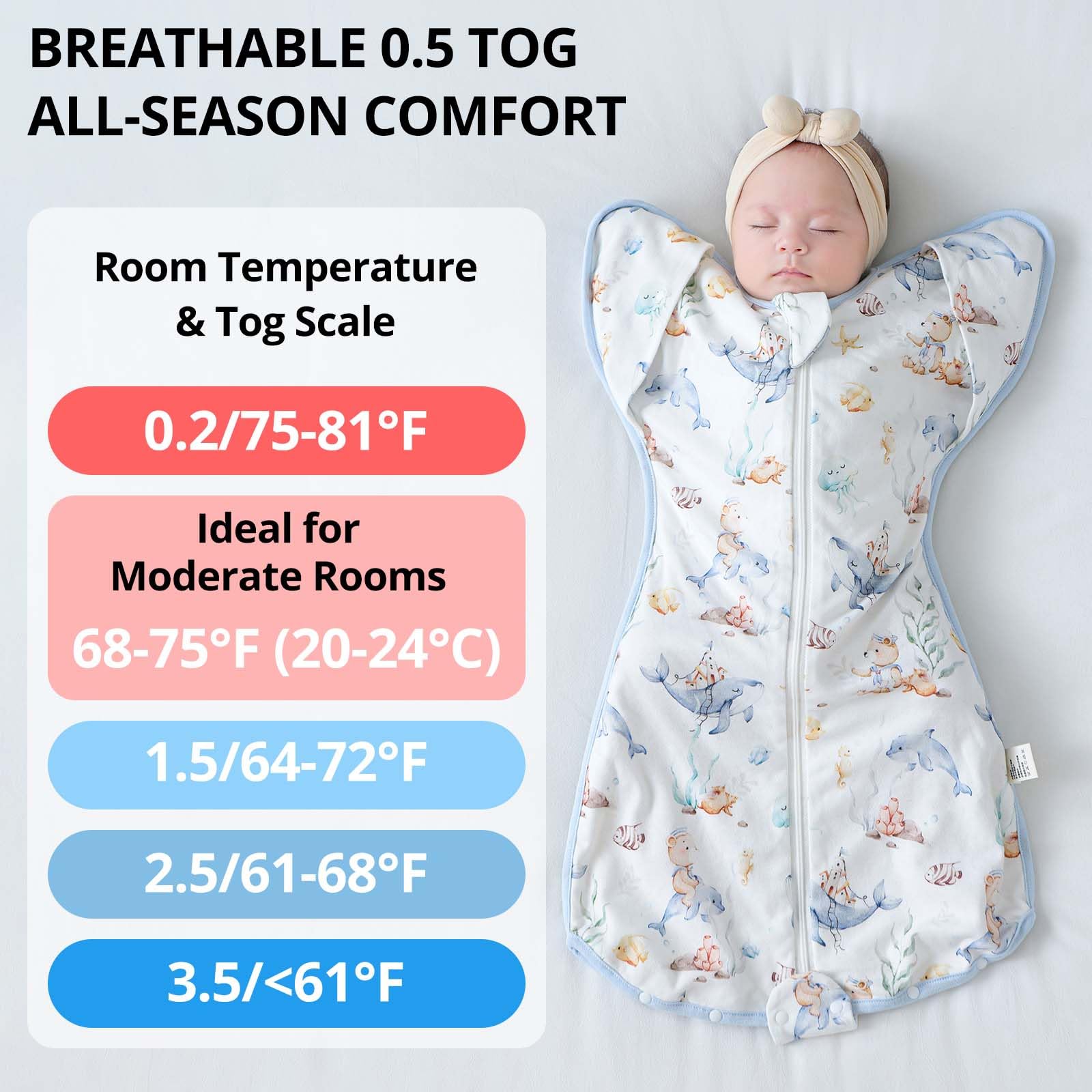 JOYNCLEON open-bottom design showcases quick diaper access for midnight changes.