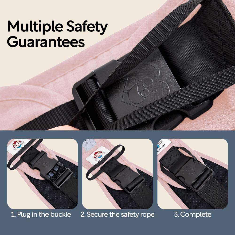 JOYNCLEON baby sling anti-slip pads prevent slipping while moving with baby