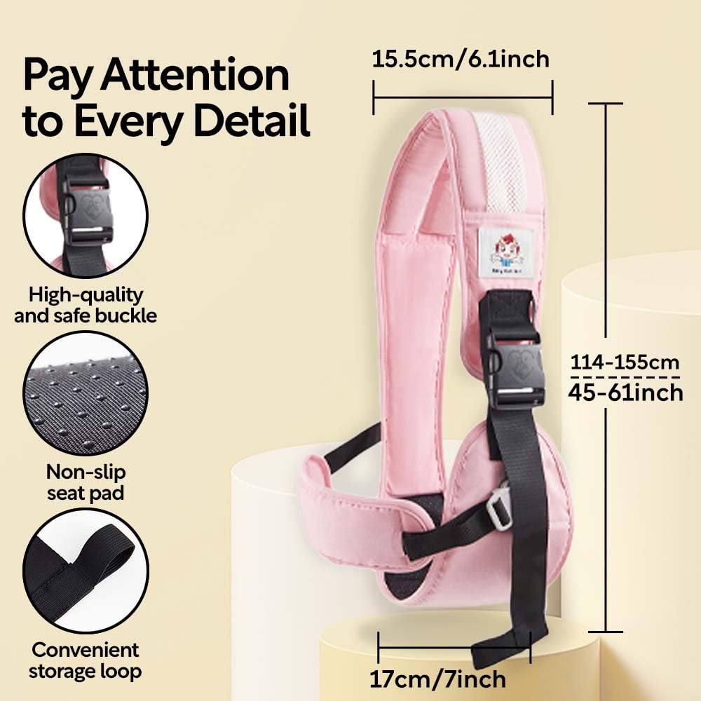 JOYNCLEON baby sling back panel showcases stable support for parents