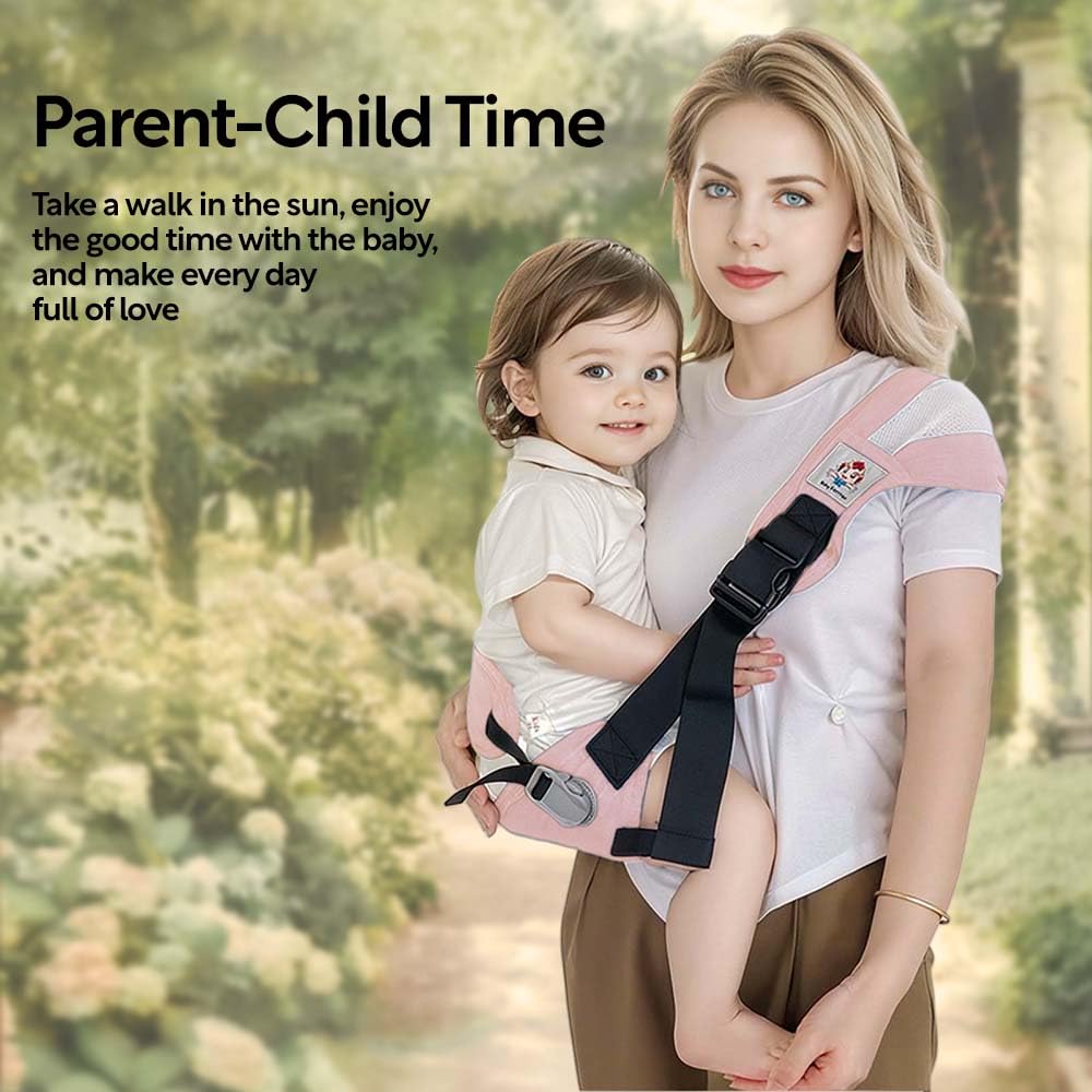 JOYNCLEON baby sling soft fabric feel enhances baby comfort against skin