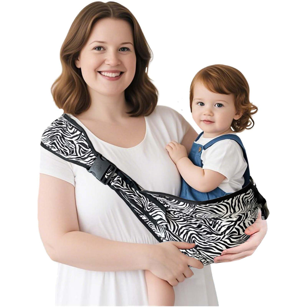 JOYNCLEON zebra fabric closeup showing soft-touch comfort for baby