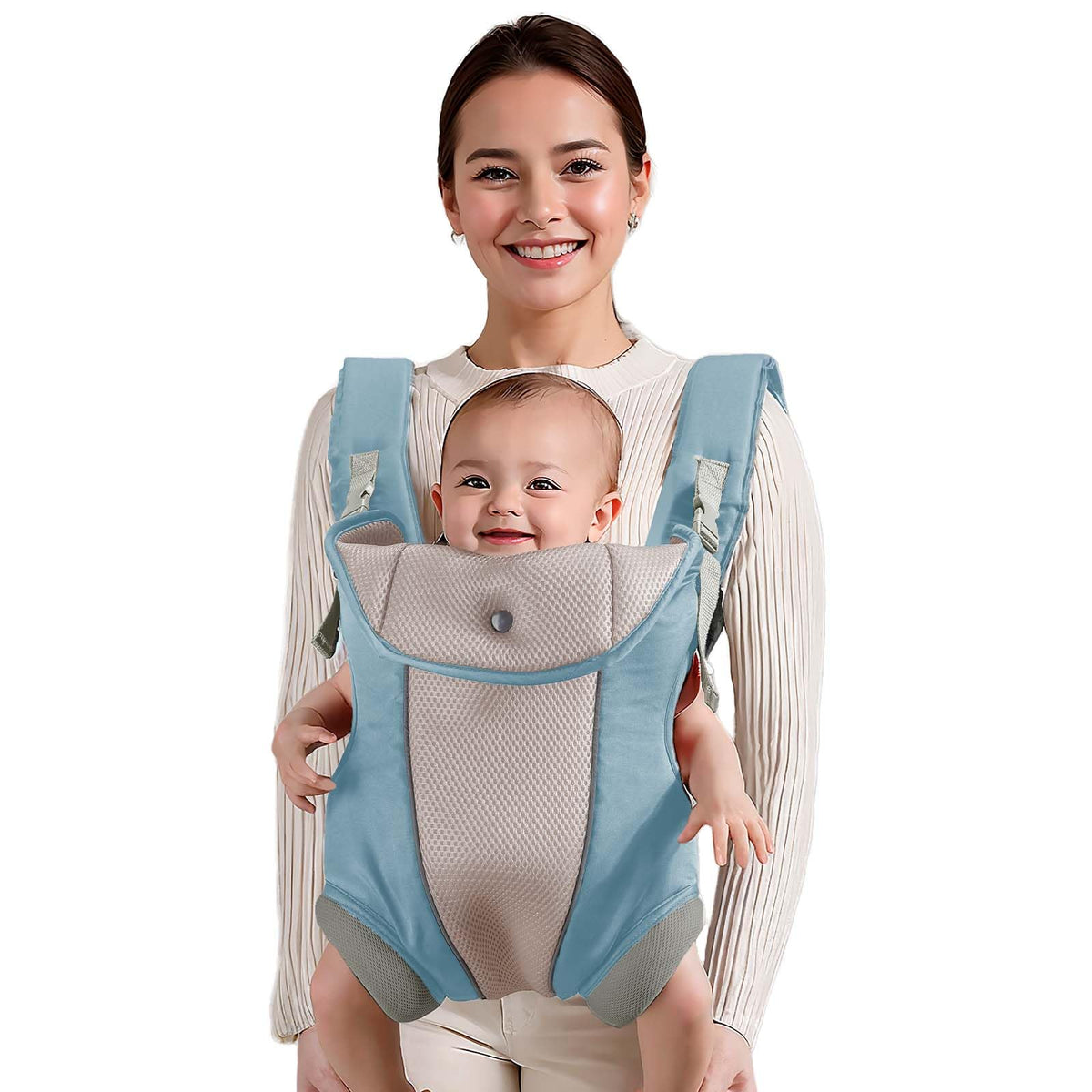 JOYNCLEON ergonomic carrier shoulder straps support comfortable wear on long strolls.