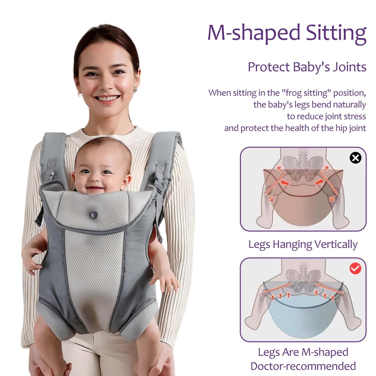JOYNCLEON foldable-travel-friendly-carrier fits in a bag for easy trips.