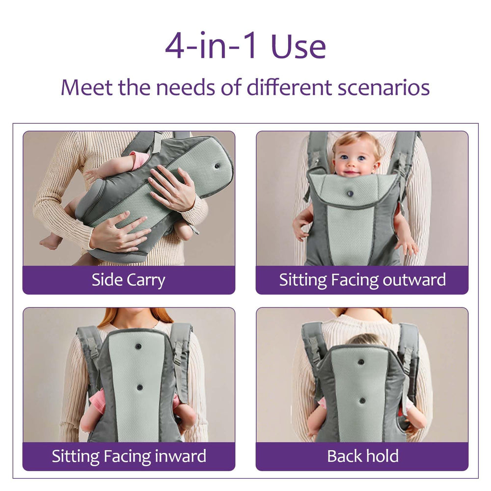 JOYNCLEON four-in-one-multi-use carrier adapts to carrying styles.