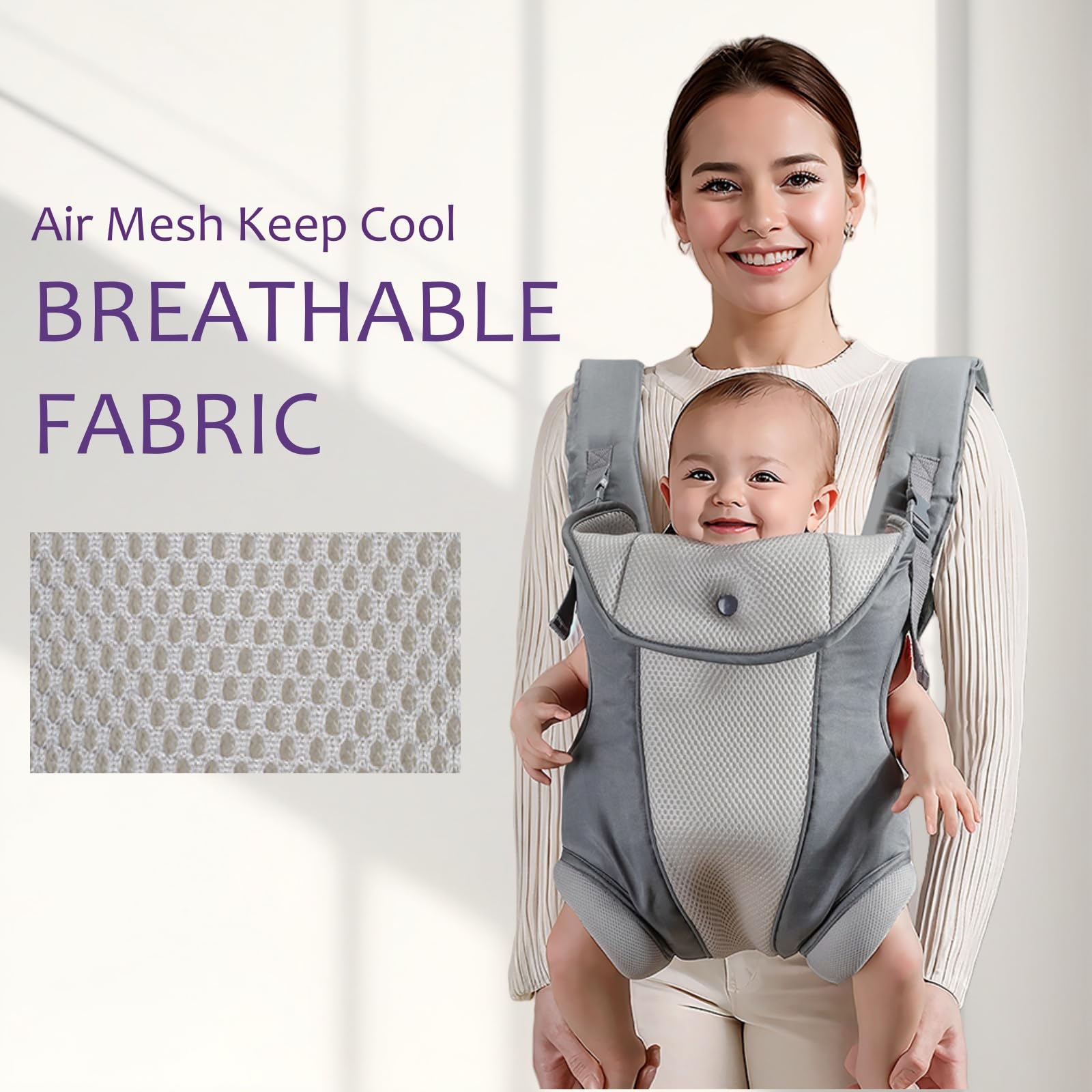 JOYNCLEON lightweight-0-77lbs carrier is easy to carry.