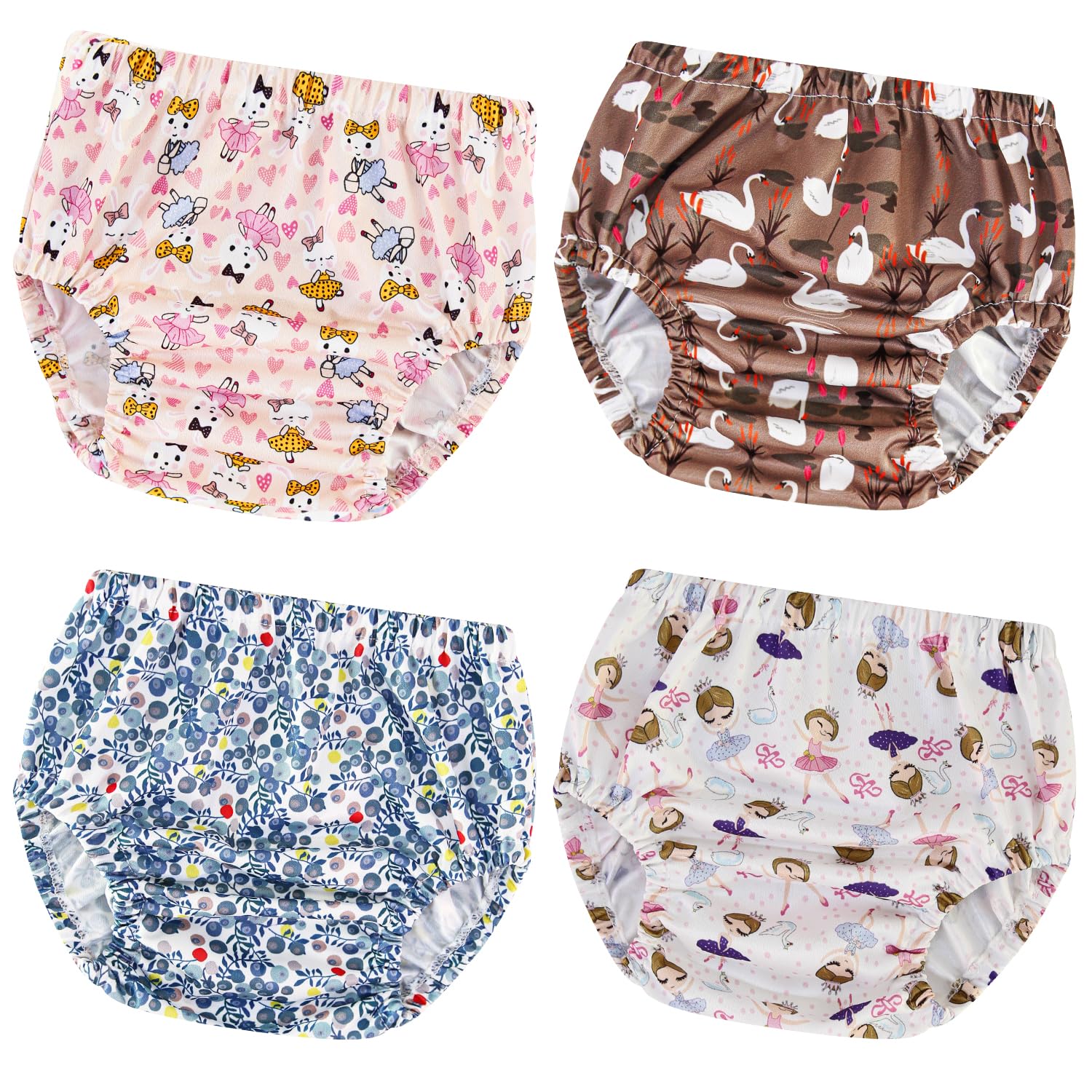 Joyo Roy diaper covers pack on table showing soft waistbands for potty training