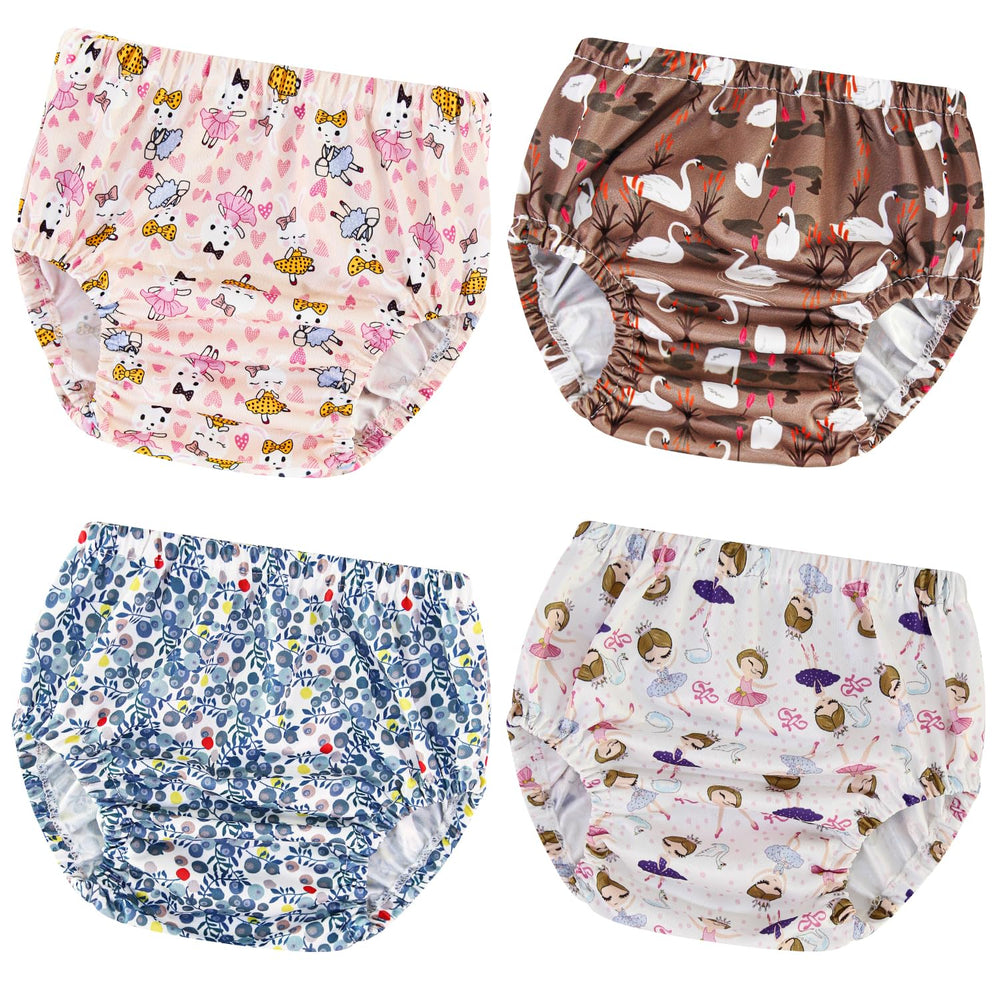 Joyo Roy diaper covers pack on table showing soft waistbands for potty training