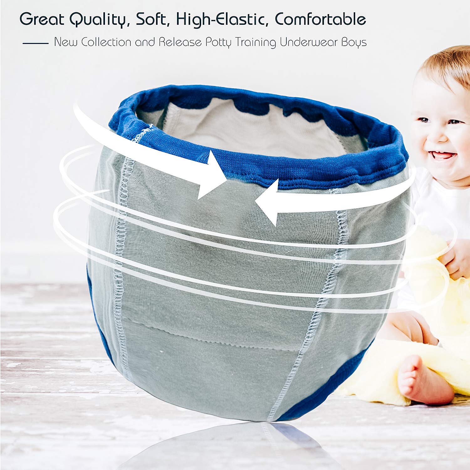 Joyo Roy dinosaur-patterned underwear encourages confident potty training moments