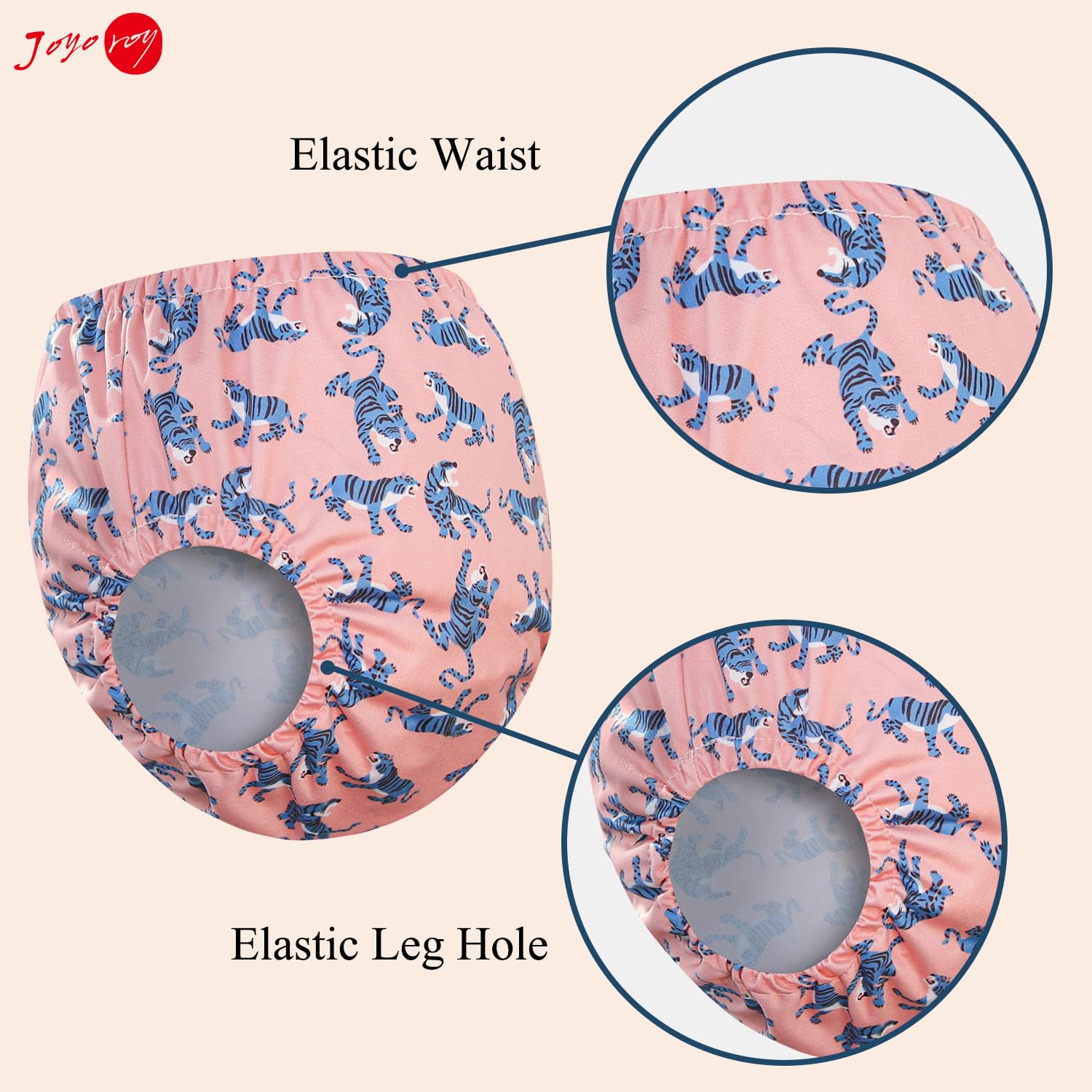 Joyo Roy plastic underwear covers 2T worn, secure, leak-resistant fit for toddlers.