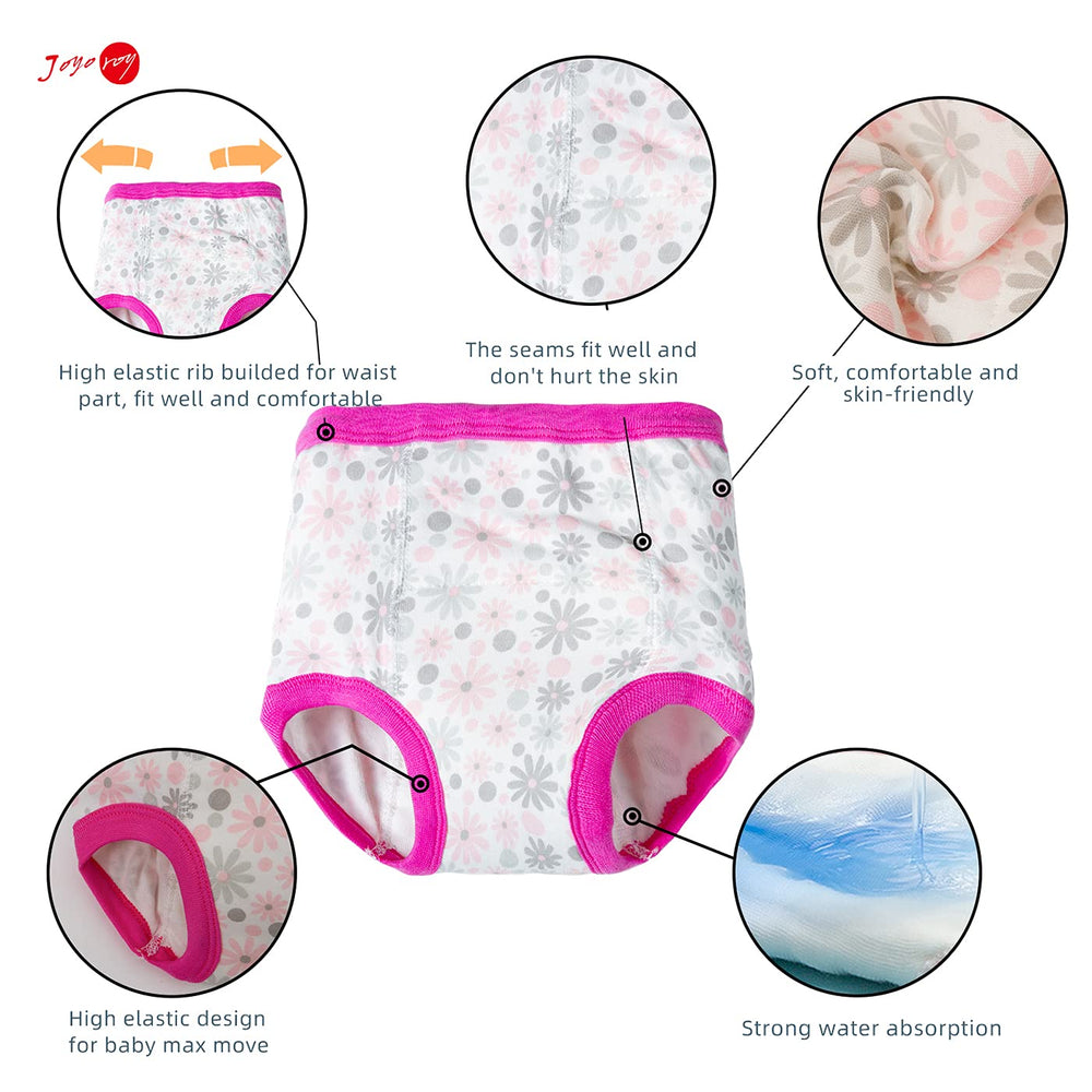 Joyo Roy girls underwear with absorbent padding for confident potty training