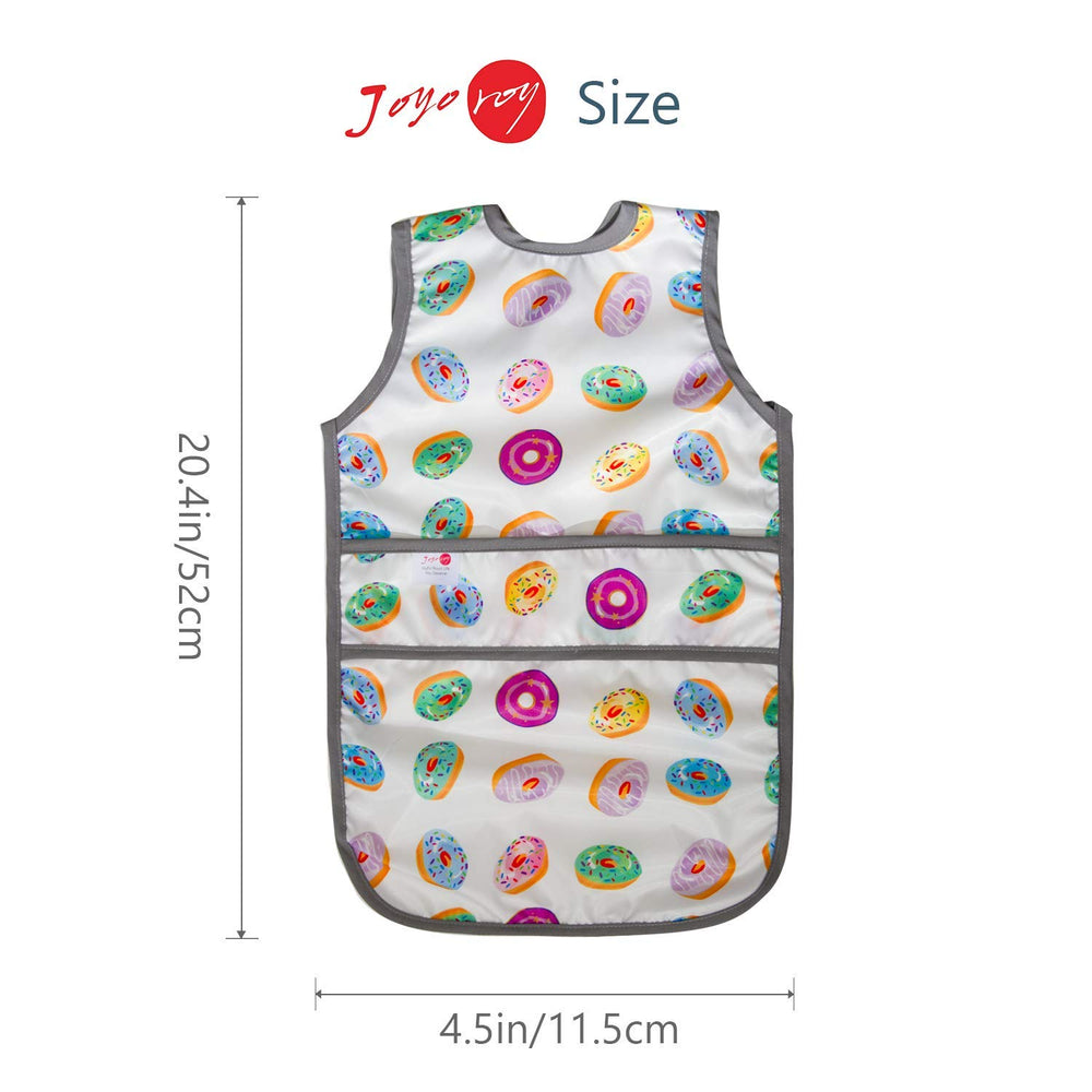 Joyo Roy washable baby bib stays clean with single-ply waterproof fabric, easy wipe.