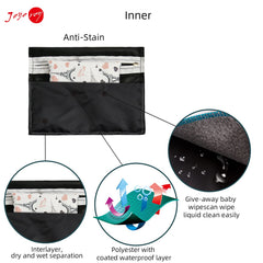 Joyo roy small wet bag dry-wet separation helps organize travel essentials.