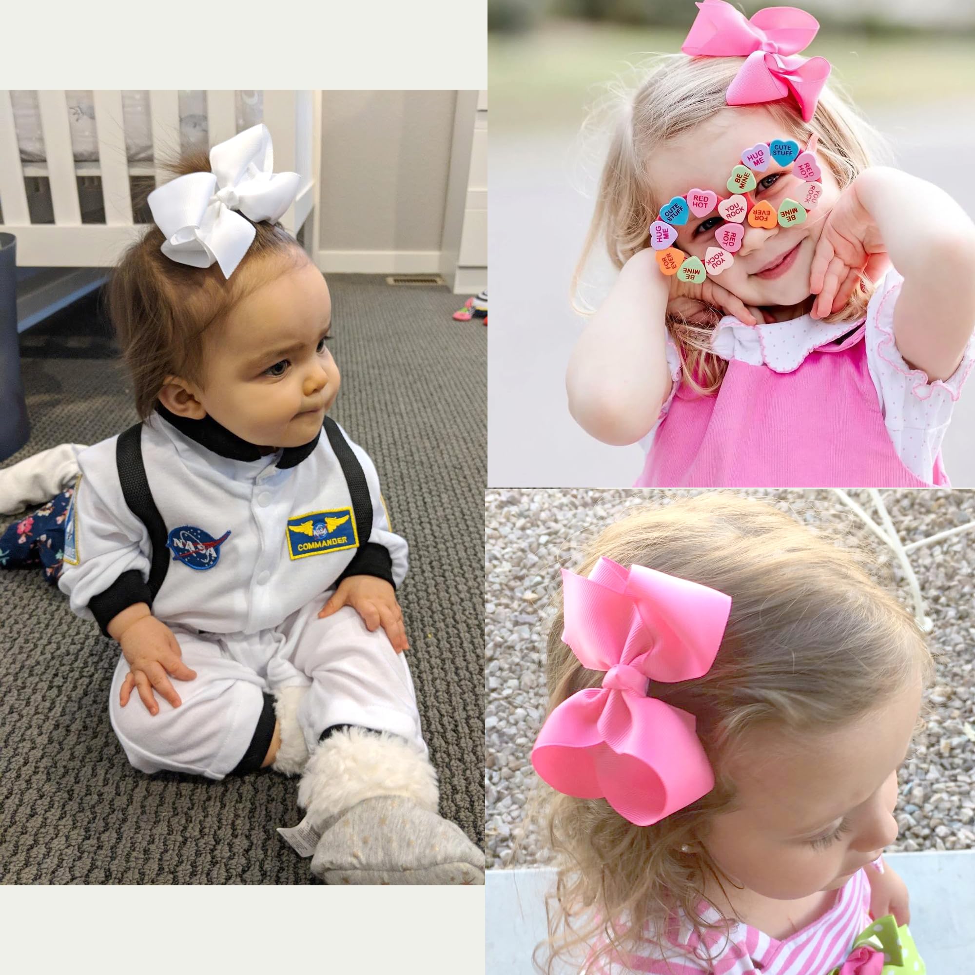 JOYOYO 4-5in bows suit birthdays, parties, school and photography.