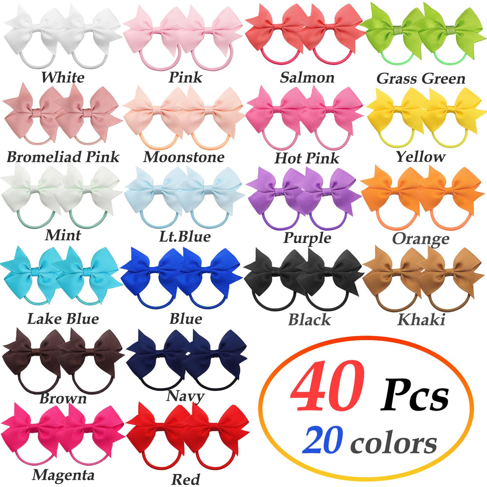 JOYOYO 2-inch bows assortment for versatile toddler hairstyles